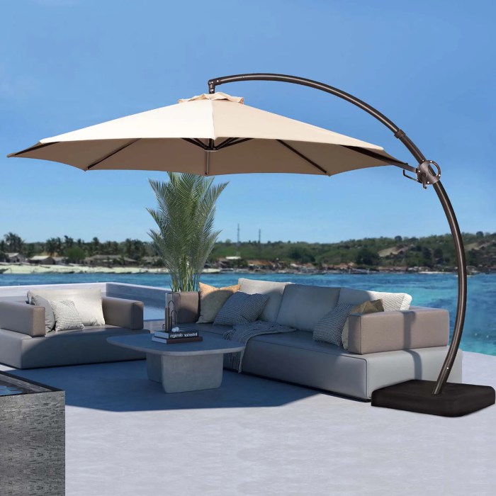 Patio living umbrellas