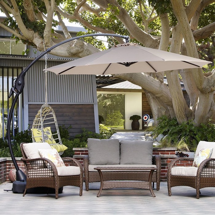 Patio living umbrellas
