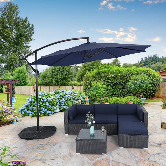 Patio living umbrellas