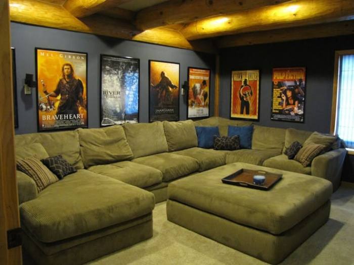 Home theater seating design