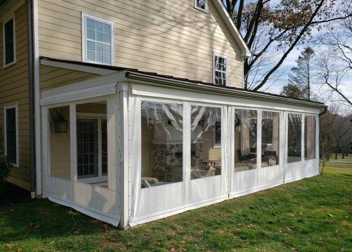 Porch winter clear enclosure patio enclosures article garden diy Porch winter clear enclosure patio enclosures article garden diy